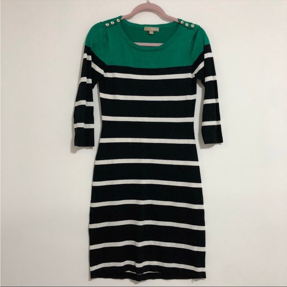 Appraisal Midi Striped Green Dress size Small